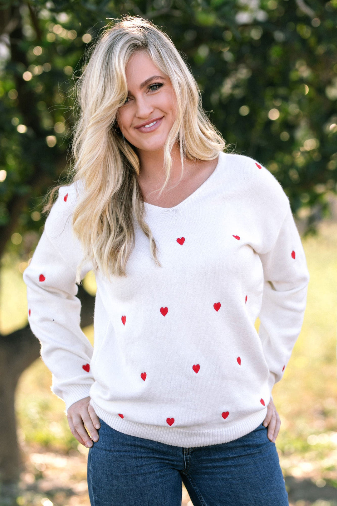 Beverly Heart Sweater