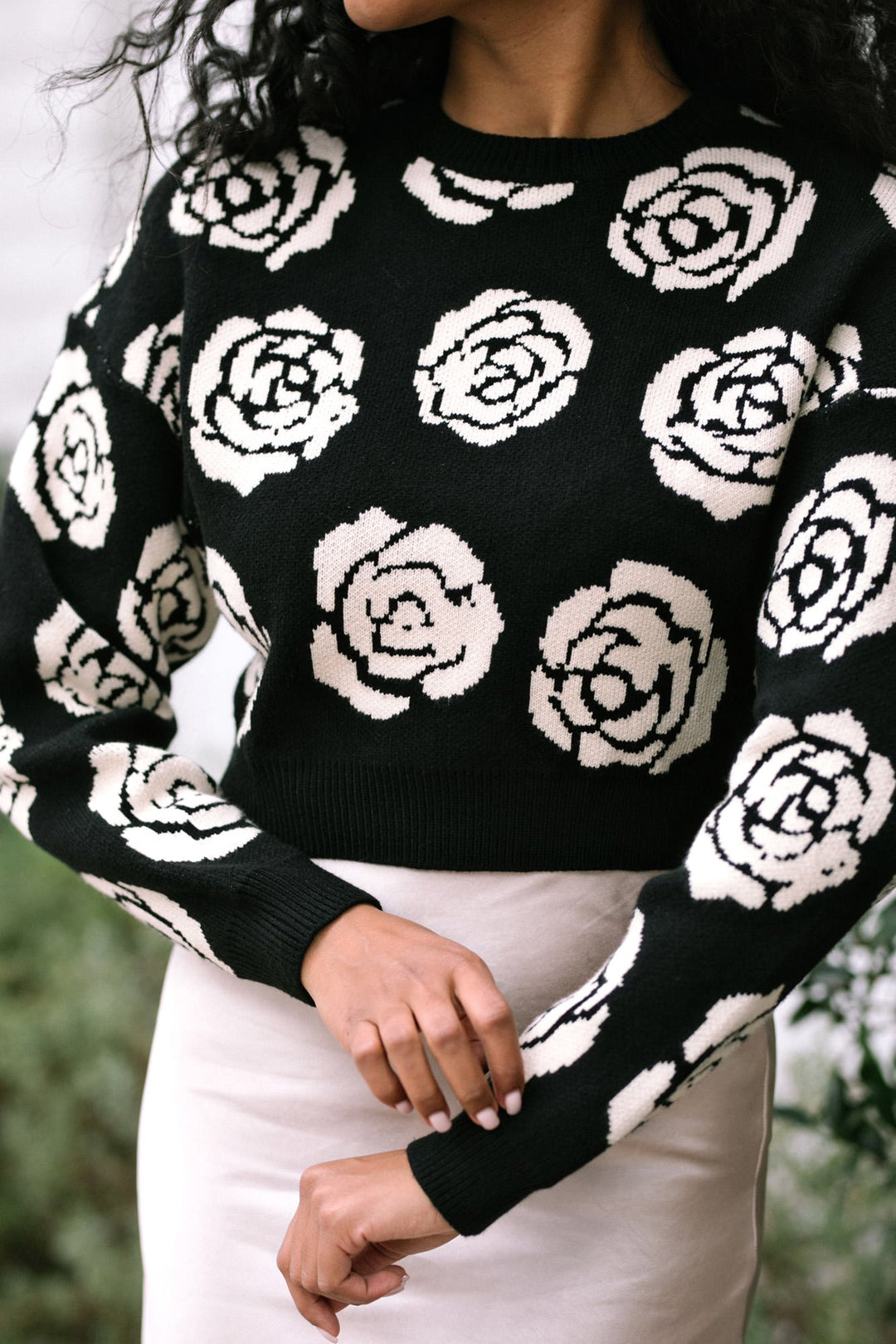 Matilda Floral Knit Sweater