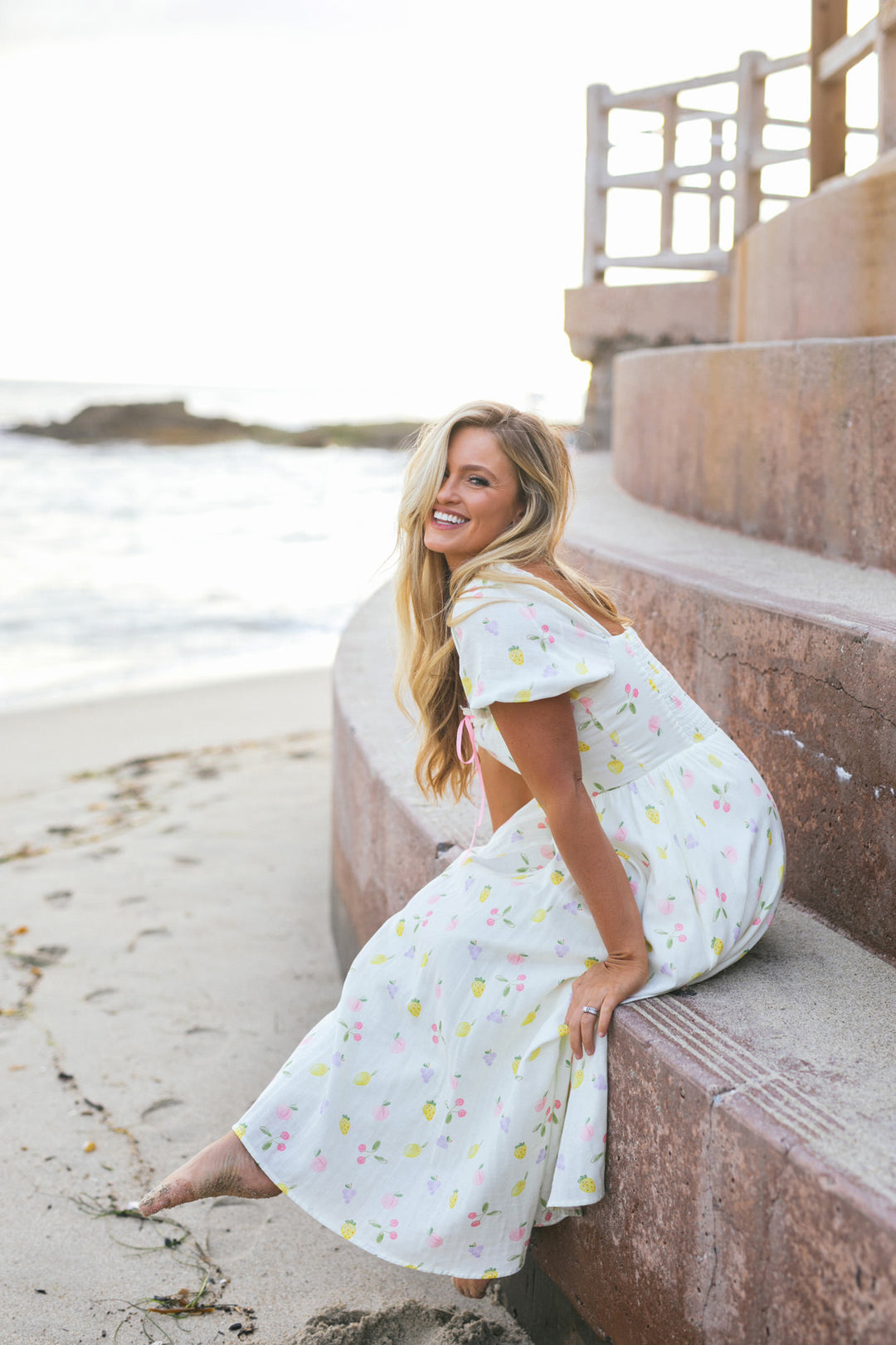 fruit midi dress Juliet Fruit Midi Dress