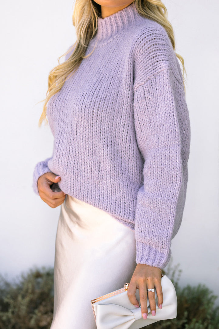 Viola Oversized Mockneck Sweater