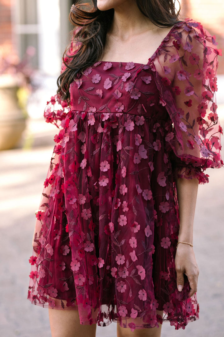 Liv Floral Babydoll Mini Dress