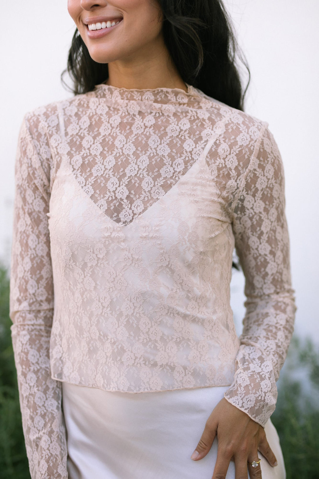 Cute Lace Tops, Bridesmaids Lace Tops - Morning Lavender – Tagged  color-blush