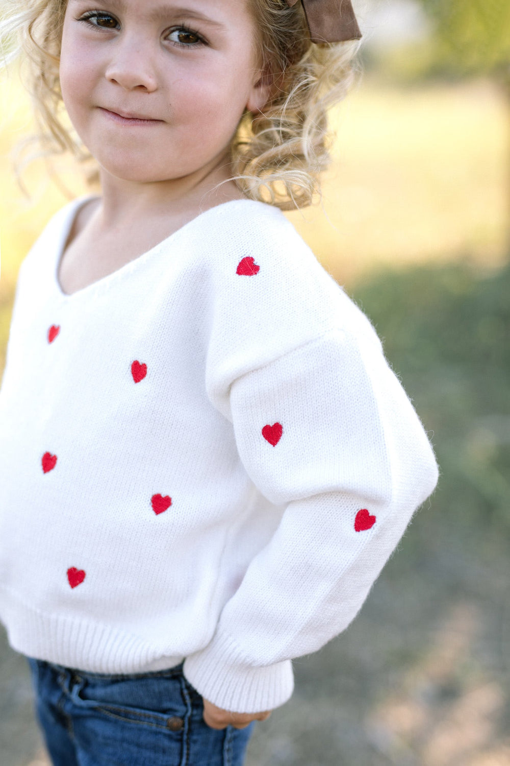 Mini Beverly Heart Sweater