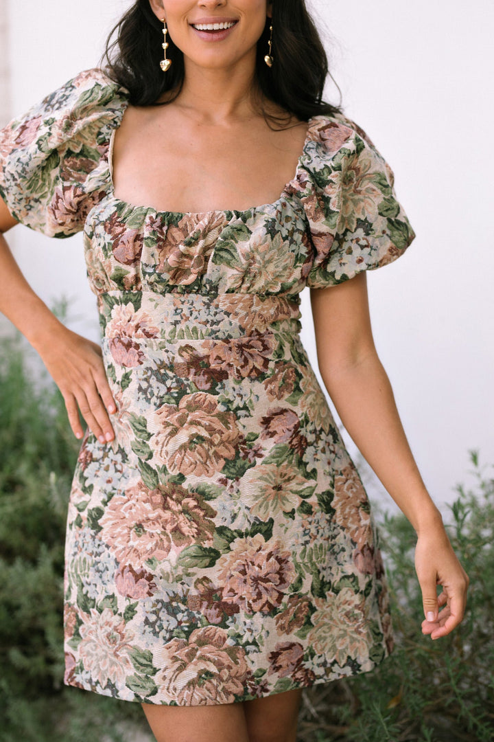 Morgan Jacquard Mini Dress
