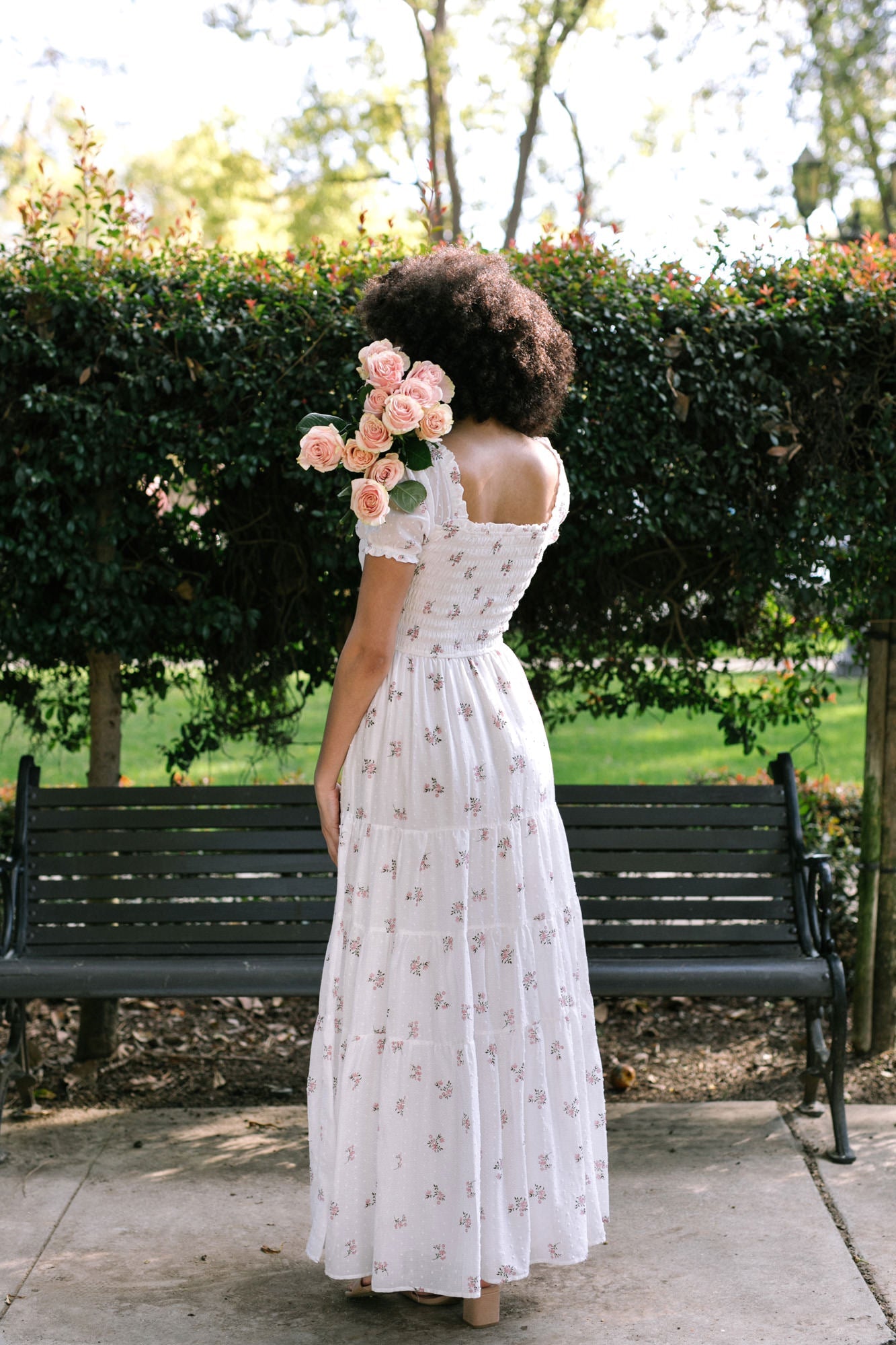 LAMORIS Smocking Stone Dress