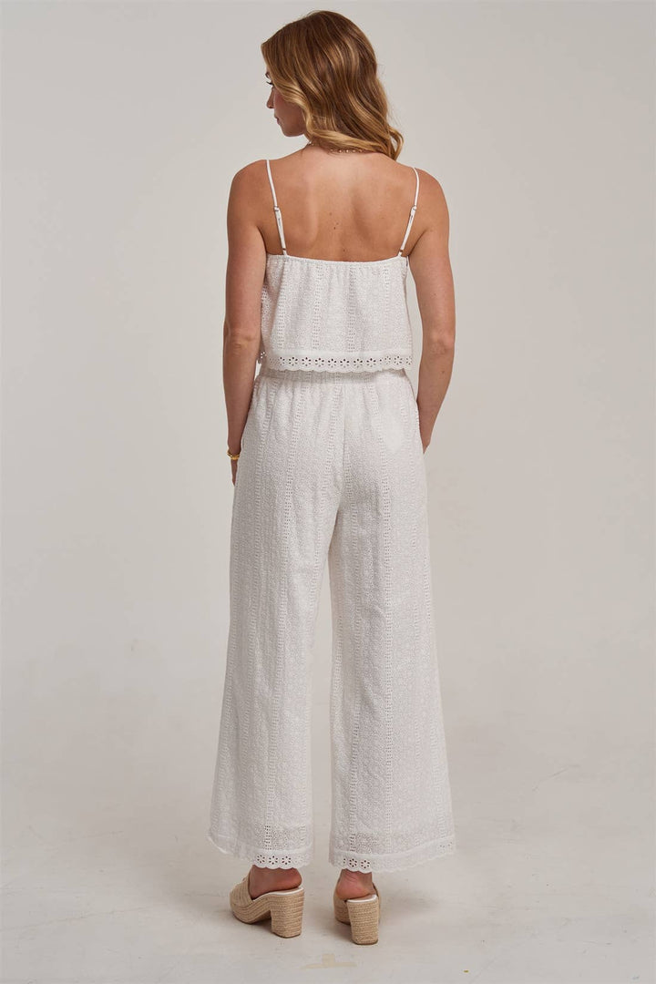Courtney Eyelet Pant Matching Set