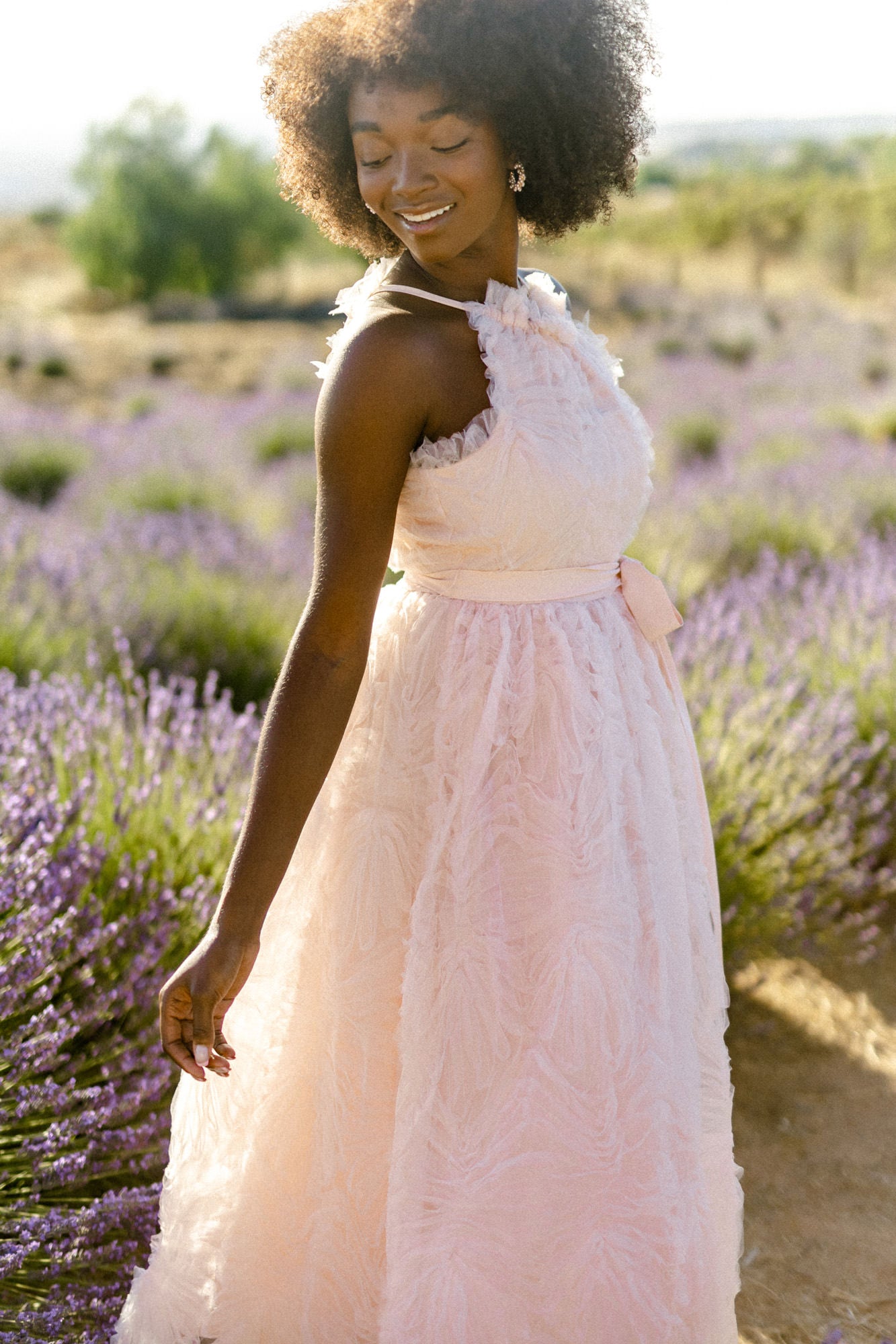 Morning lavender bridesmaid top dresses