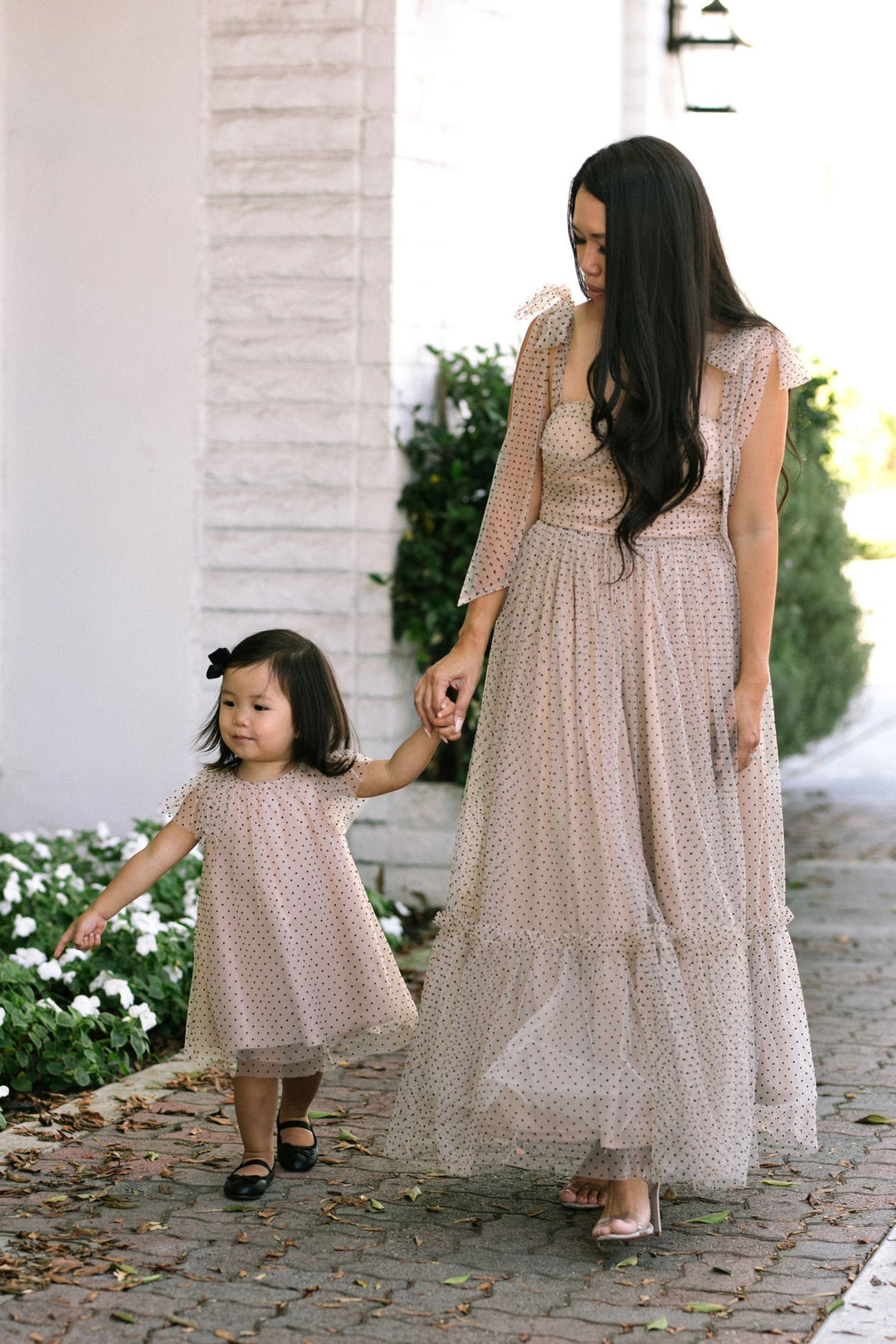 Nadia Dotted Tulle Maxi Dress - Morning Lavender Boutique Dresses