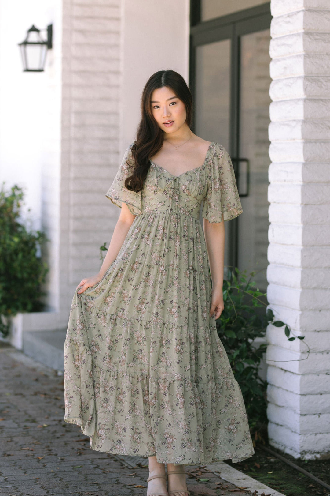 Girls Smocked Dress Flora – Yara clothing nz