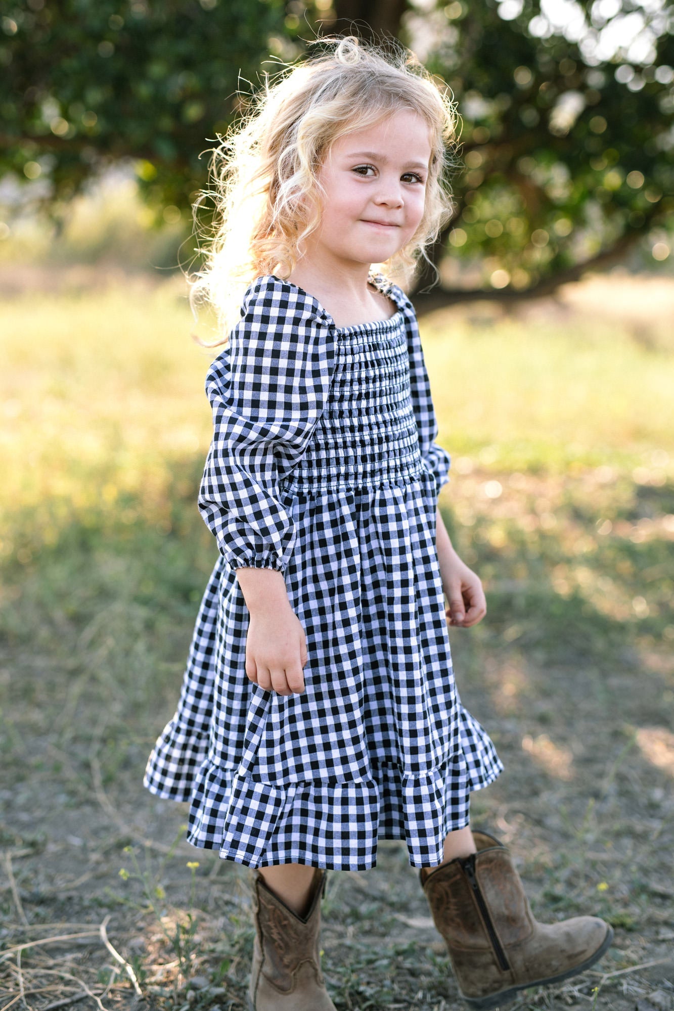 Mini Jordyn Gingham Dress