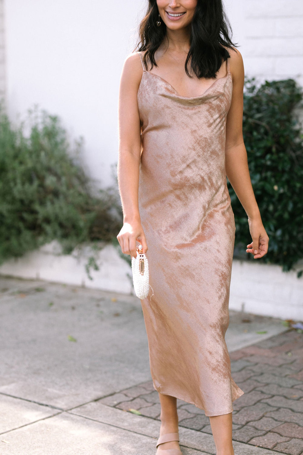 Winona Shimmery Slip Dress