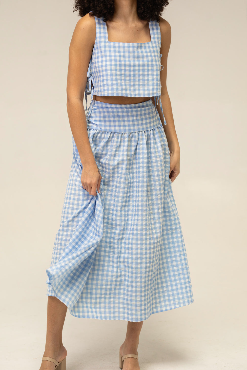 Adele Textured Maxi Dress