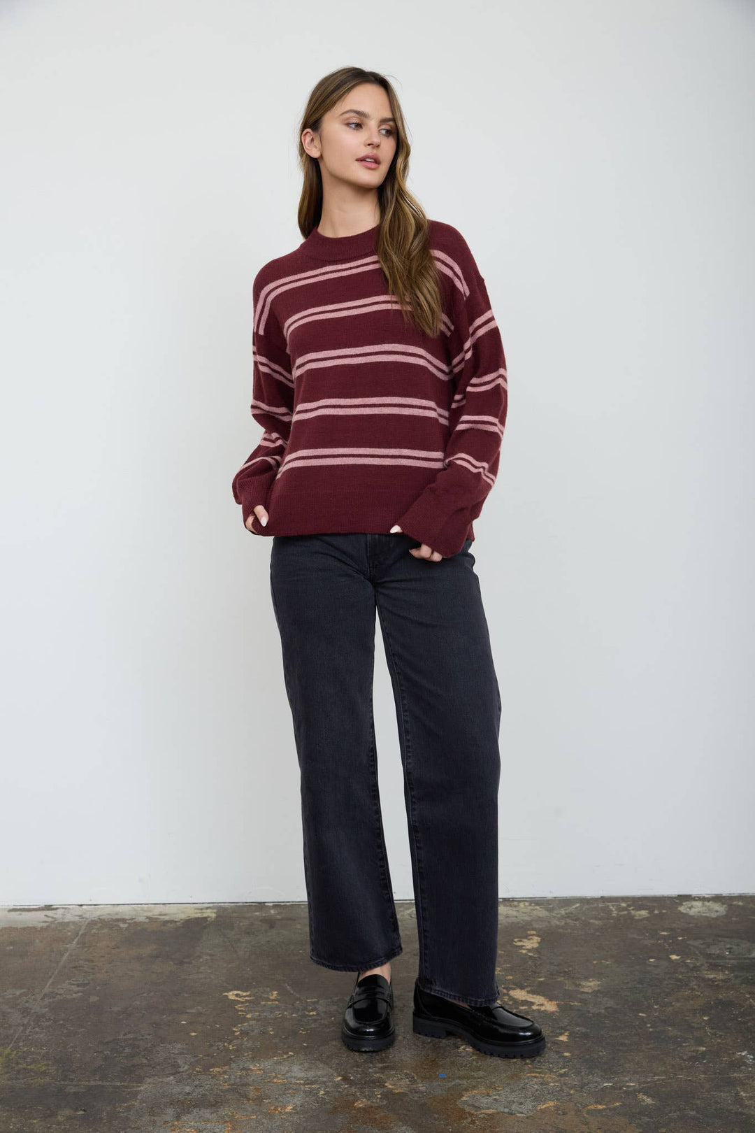 Piper Stripe Pullover Sweater