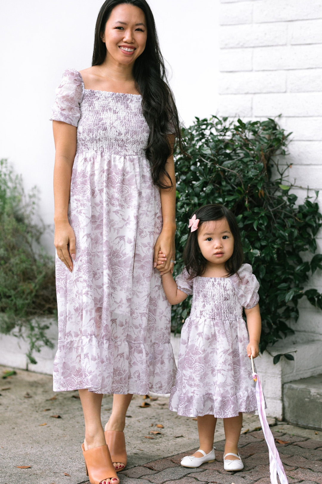 Mini Marie Smocked Dress - Morning Lavender Boutique Kids Clothing Mauve / 3T by Morning Lavender Mini Marie Smocked Dress - Morning Lavender Boutique Kids Clothing Mauve / 3T by Morning Lavender