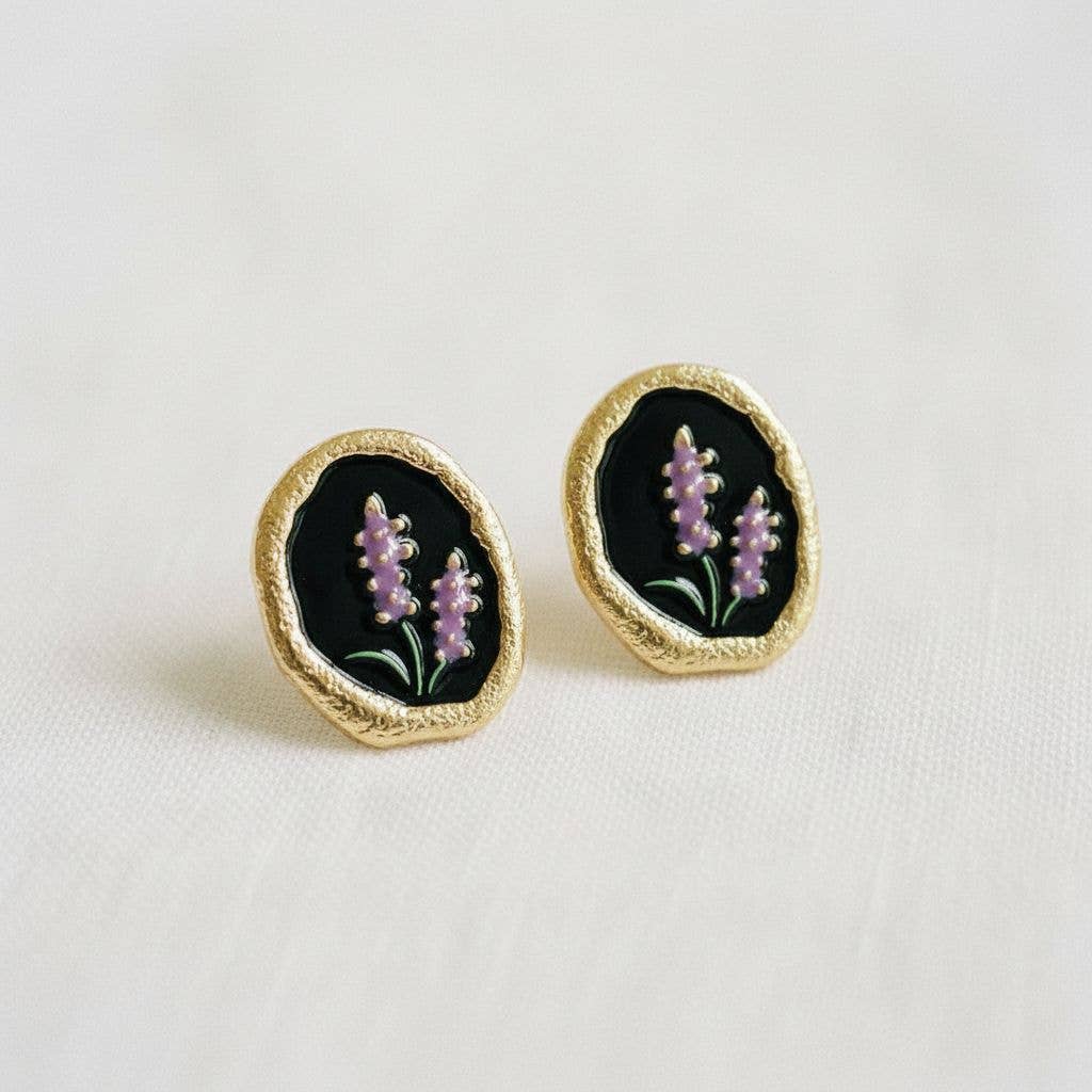 Bonnie Lavender Drop Earrings