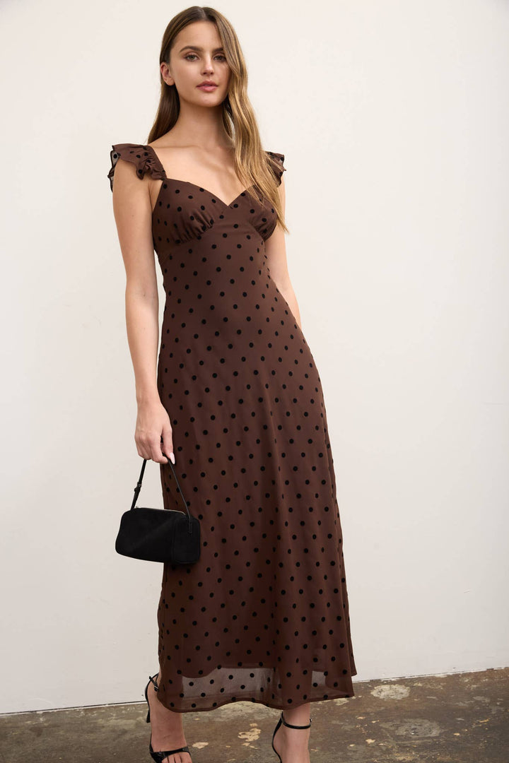 Maddie Sweetheart Midi Dress