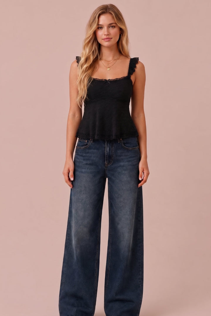 Alma Flutter Sleeve Top