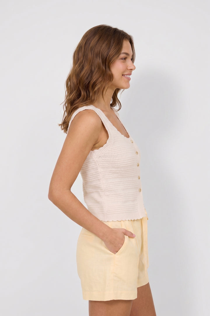 Angie Crochet Knit Vest