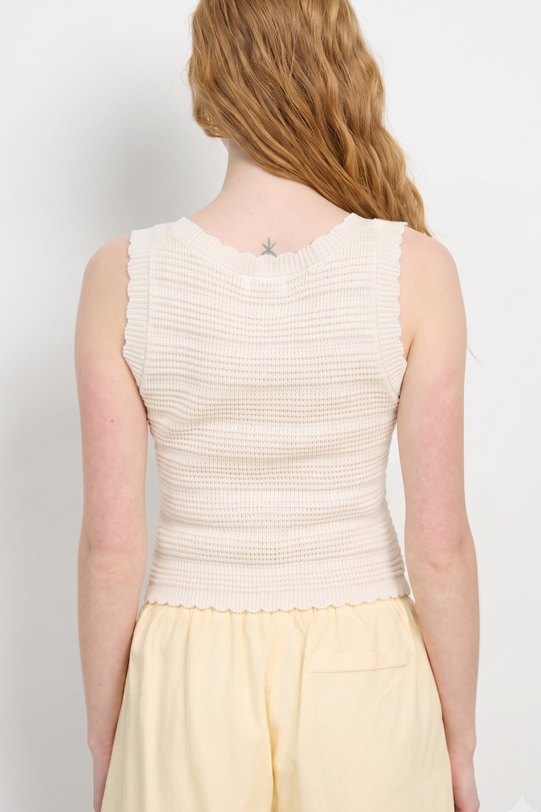 Angie Crochet Knit Vest