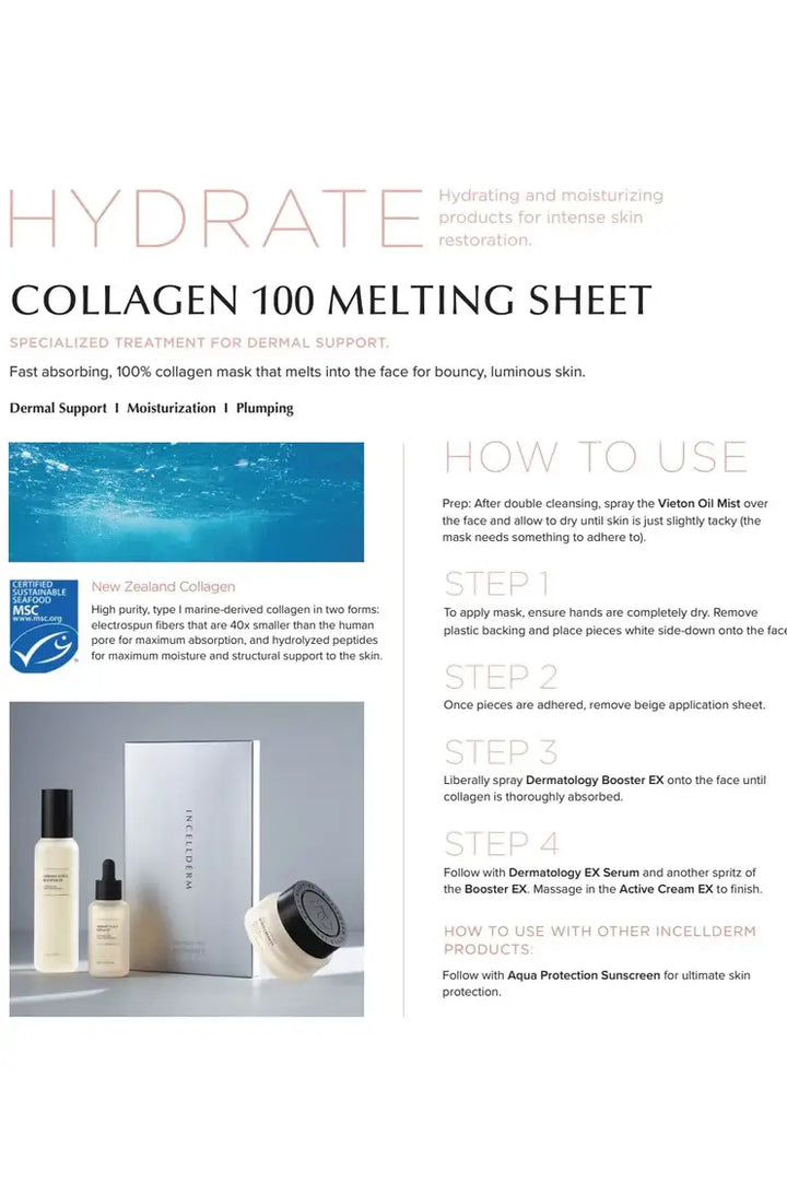 Incellderm - Collagen 100 Melting Sheet Mask