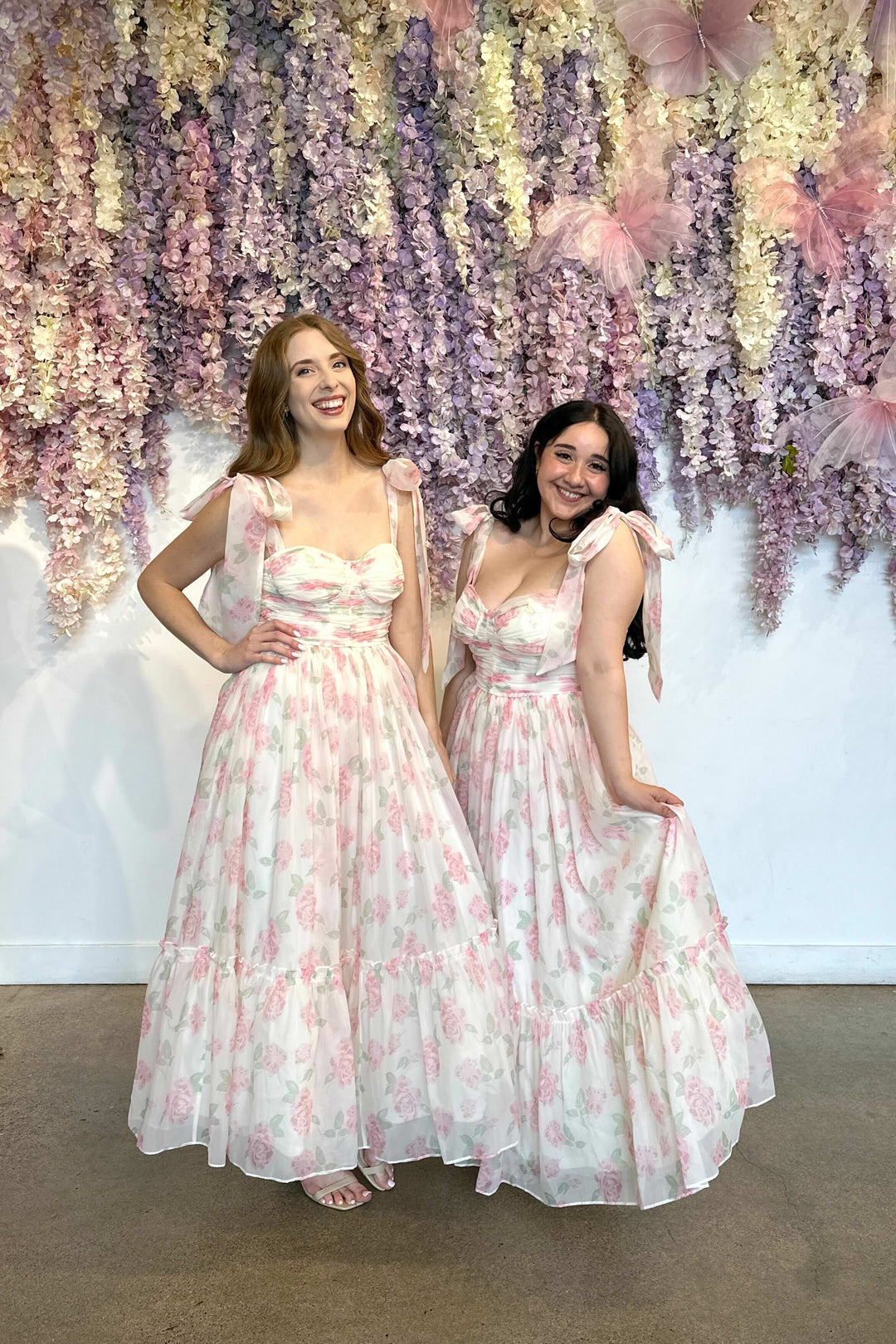 morning lavender bridesmaid dresses Long Lavender Bridesmaid Dresses Maxi Chiffon Cheap Bridesmaid Dresses with Sash ARD1193