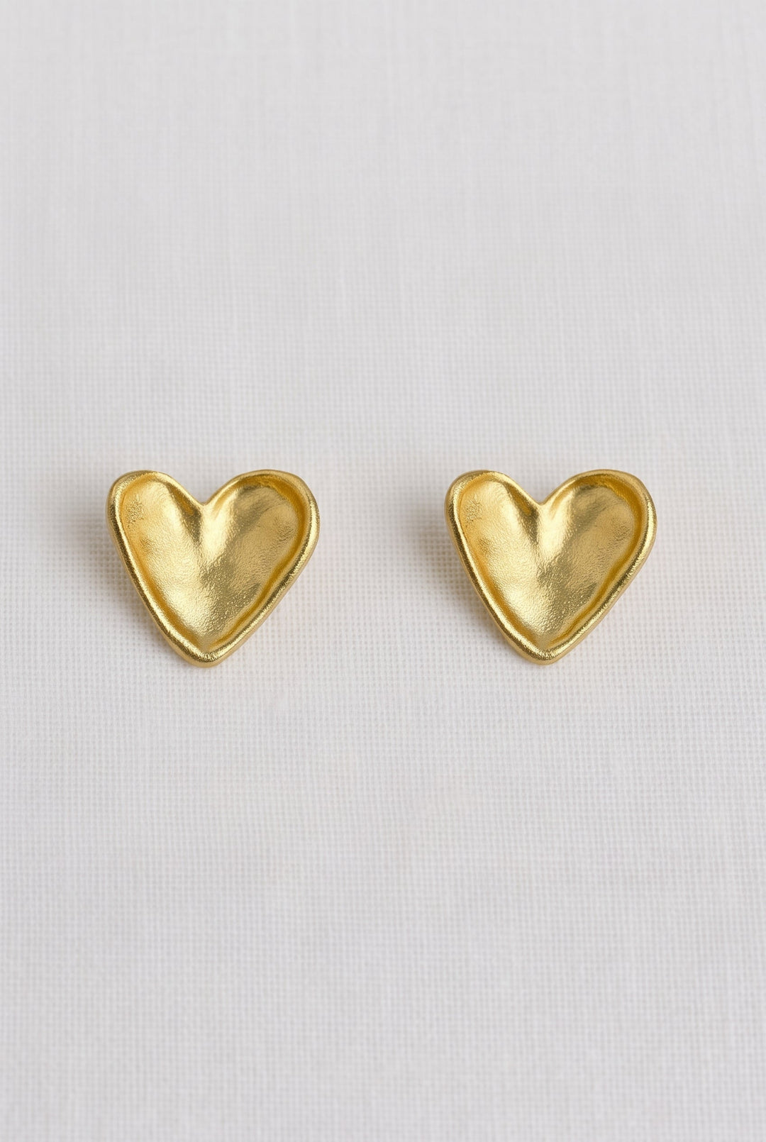 Elena Heart Stud Earrings
