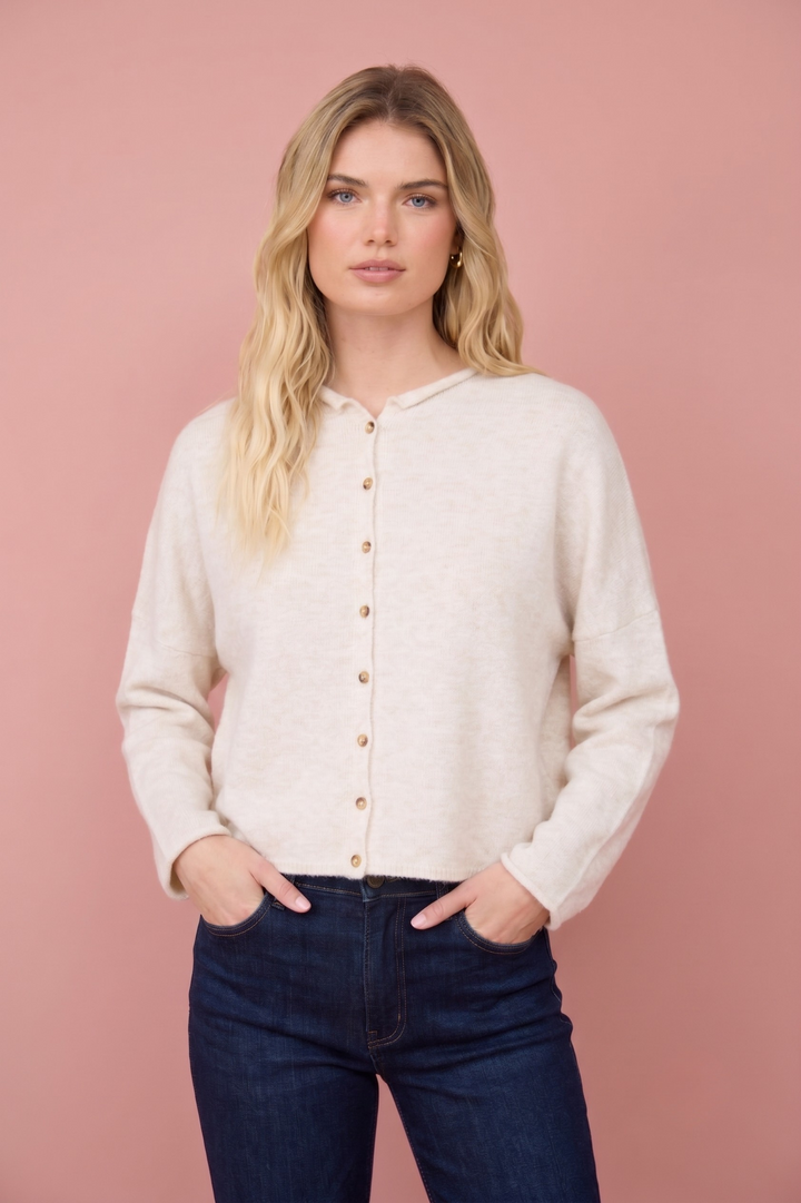 Gina Button Down Knit Cardigan