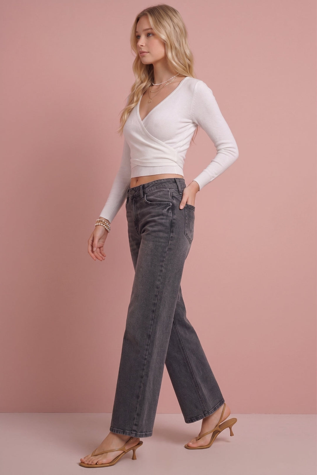 Harley High Rise Straight Jeans