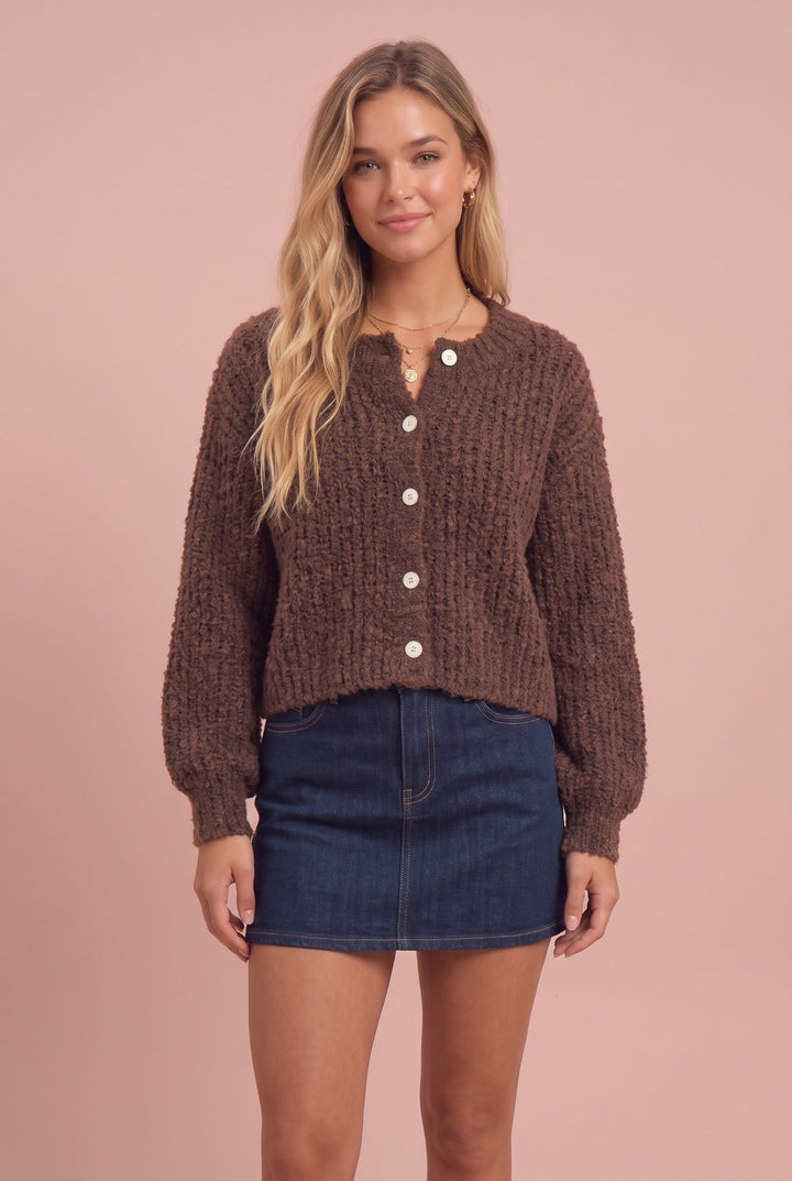 Kendall Knit Buttoned Cardigan