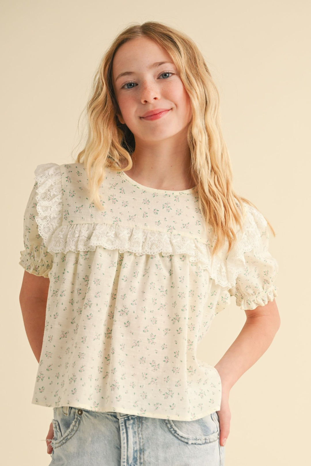 Maggie Girls Tween Flowy Top