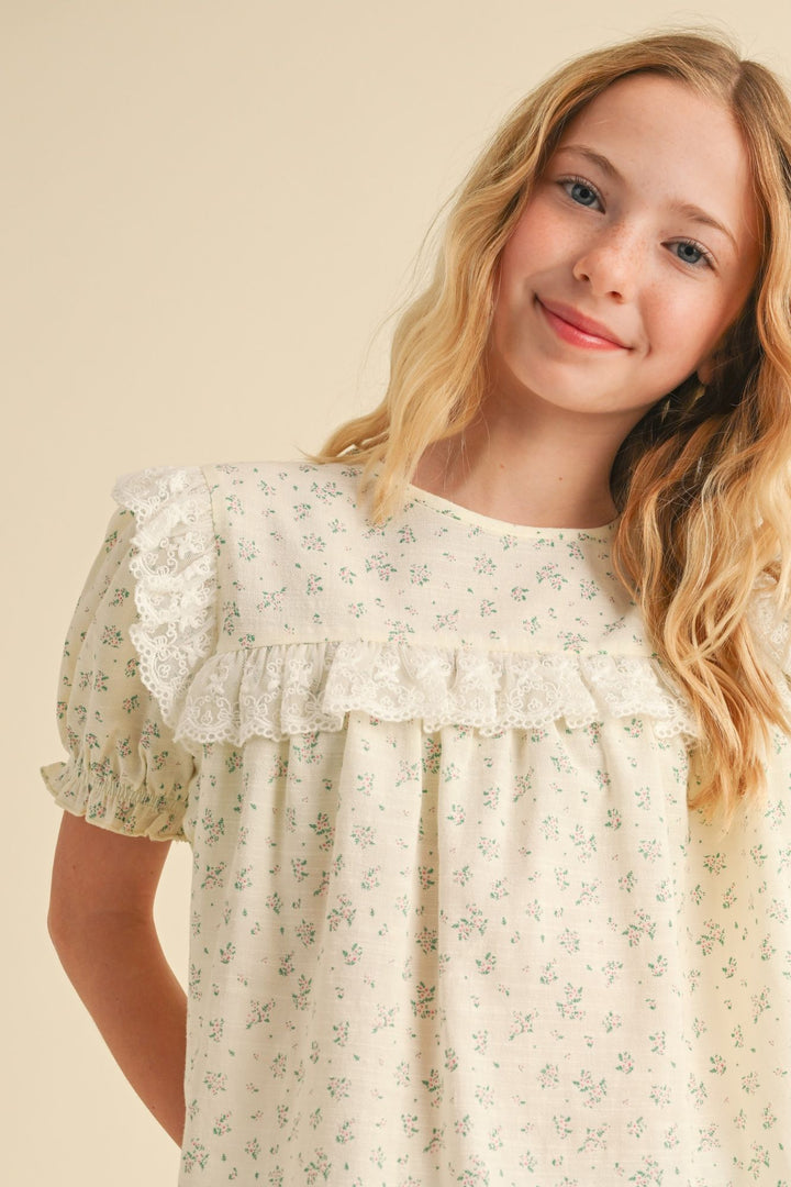 Maggie Girls Tween Flowy Top