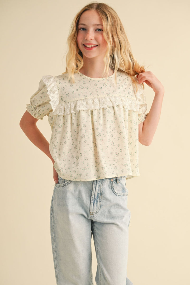 Maggie Girls Tween Flowy Top