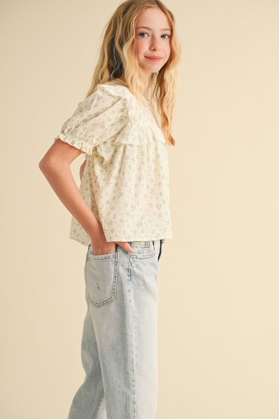 Maggie Girls Tween Flowy Top