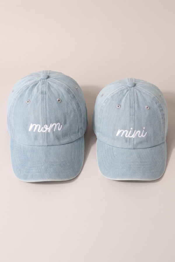 Mom & Mini Embroidery Caps