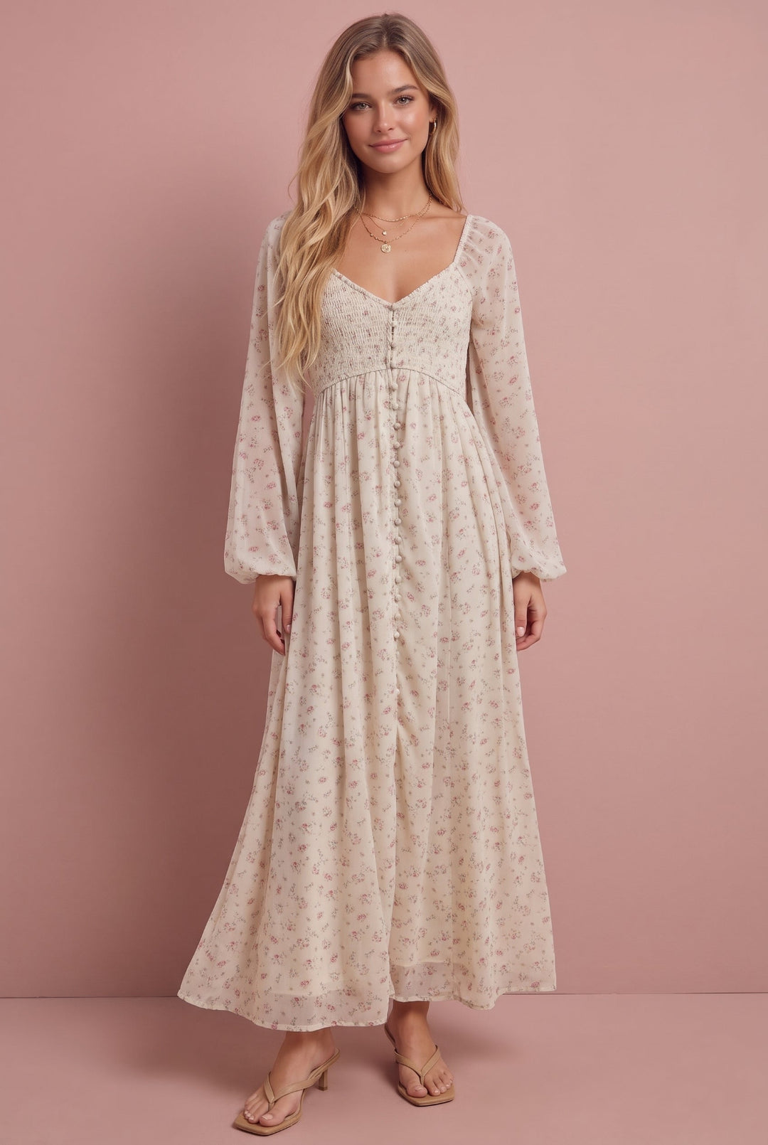 Monica Floral Maxi Dress