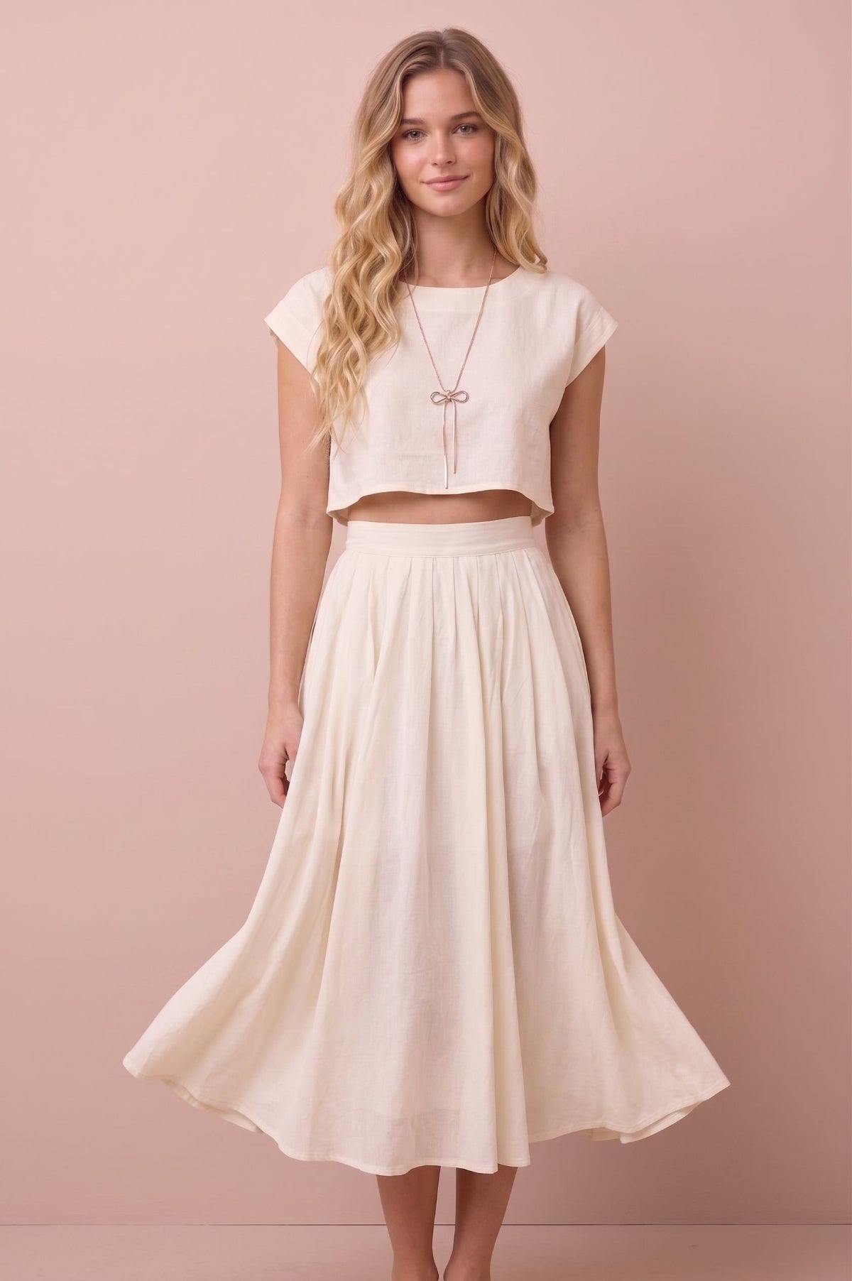 Two Piece Skirt Set - Noemi - Morning Lavender Online Boutique