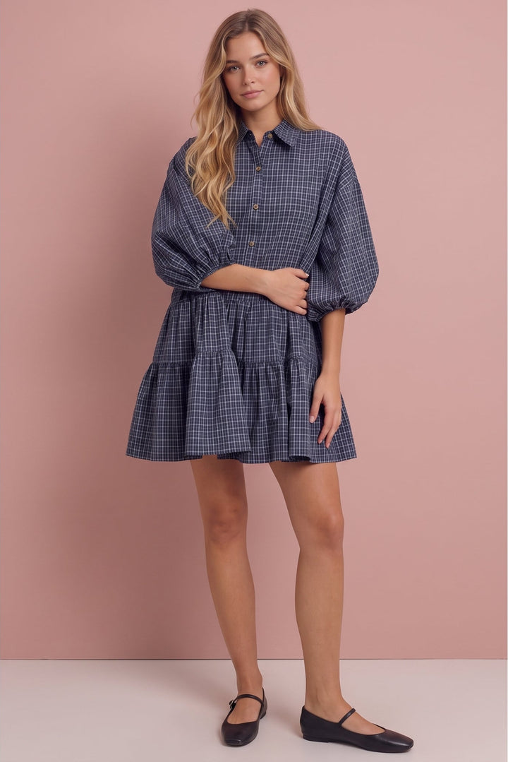Penny Plaid Mini Dress