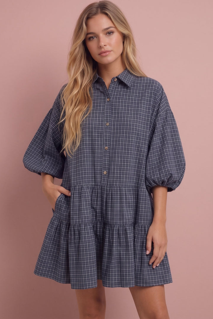 Penny Plaid Mini Dress