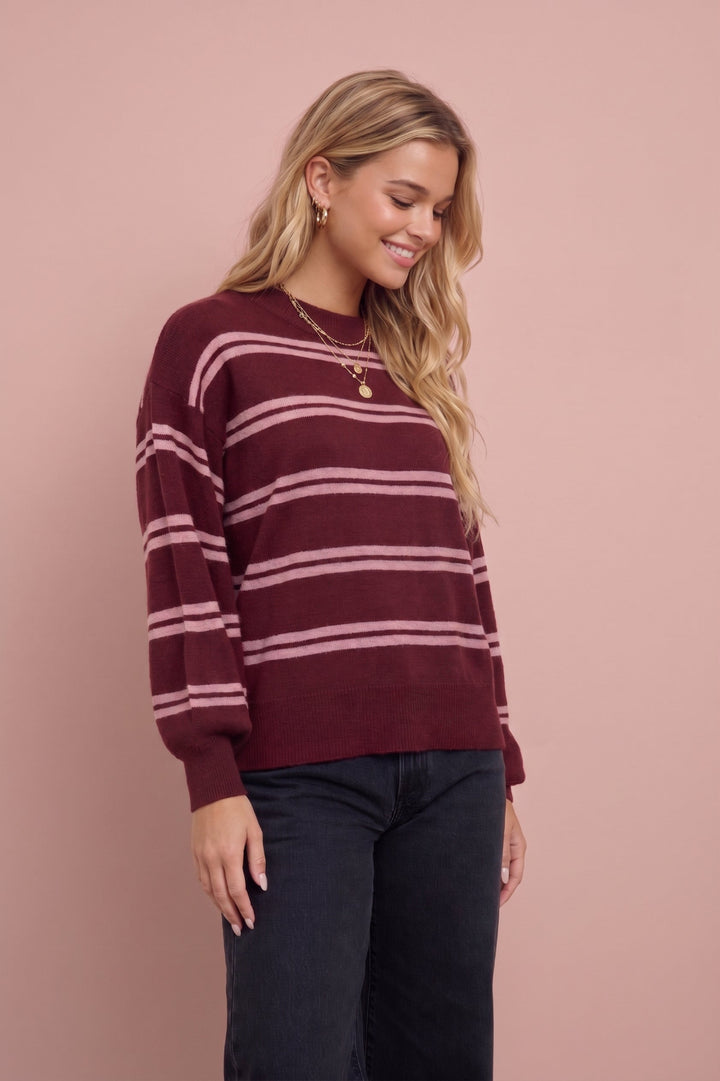 Piper Stripe Pullover Sweater