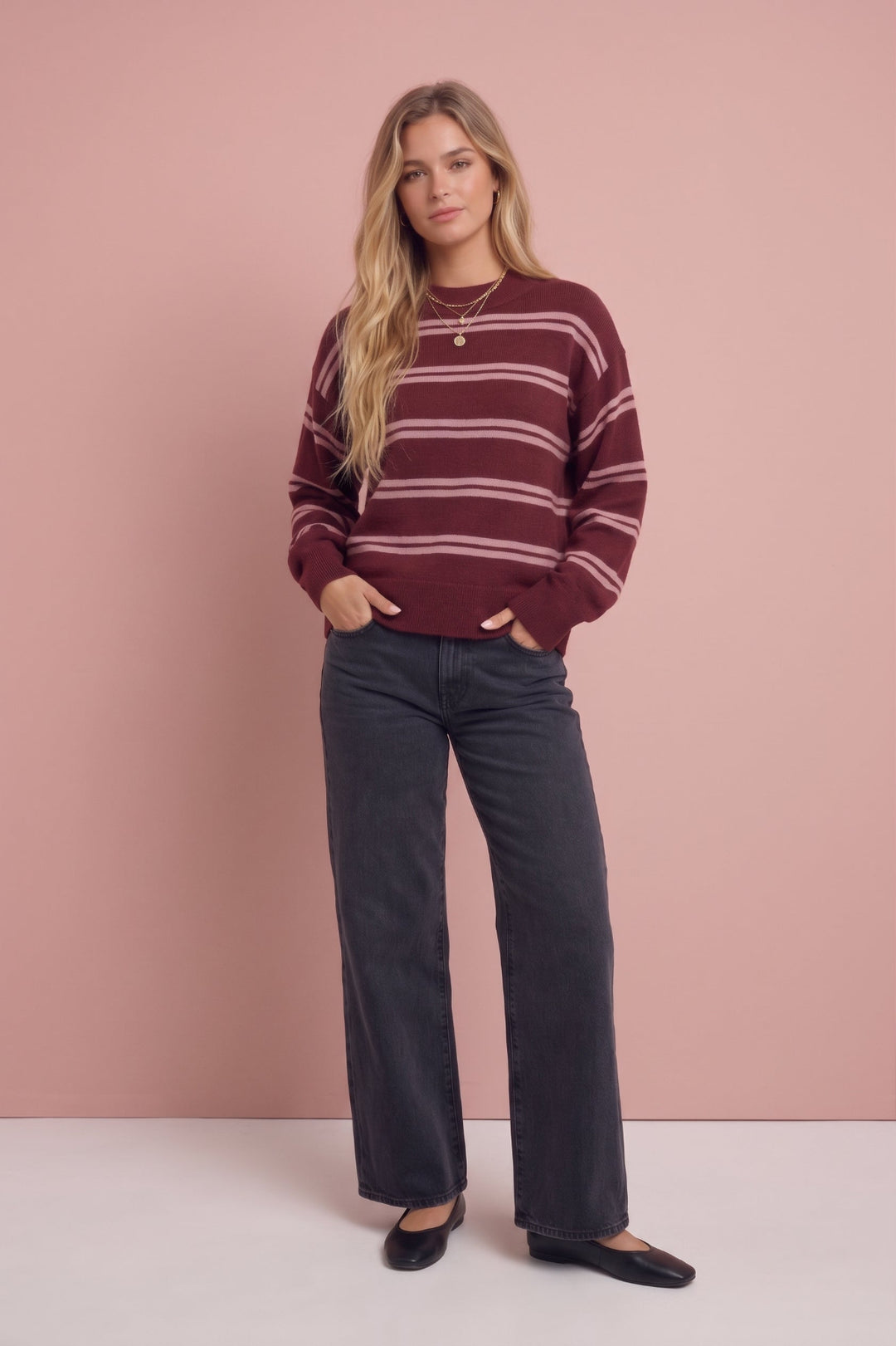 Piper Stripe Pullover Sweater