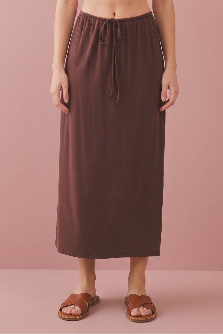 Romy Drawstring Maxi Skirt