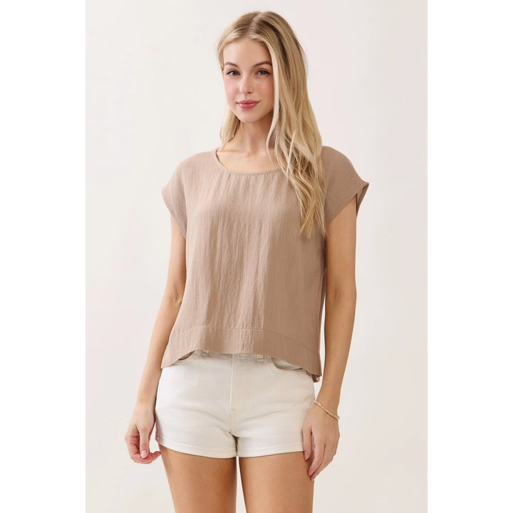Sloane Boxy Woven Top