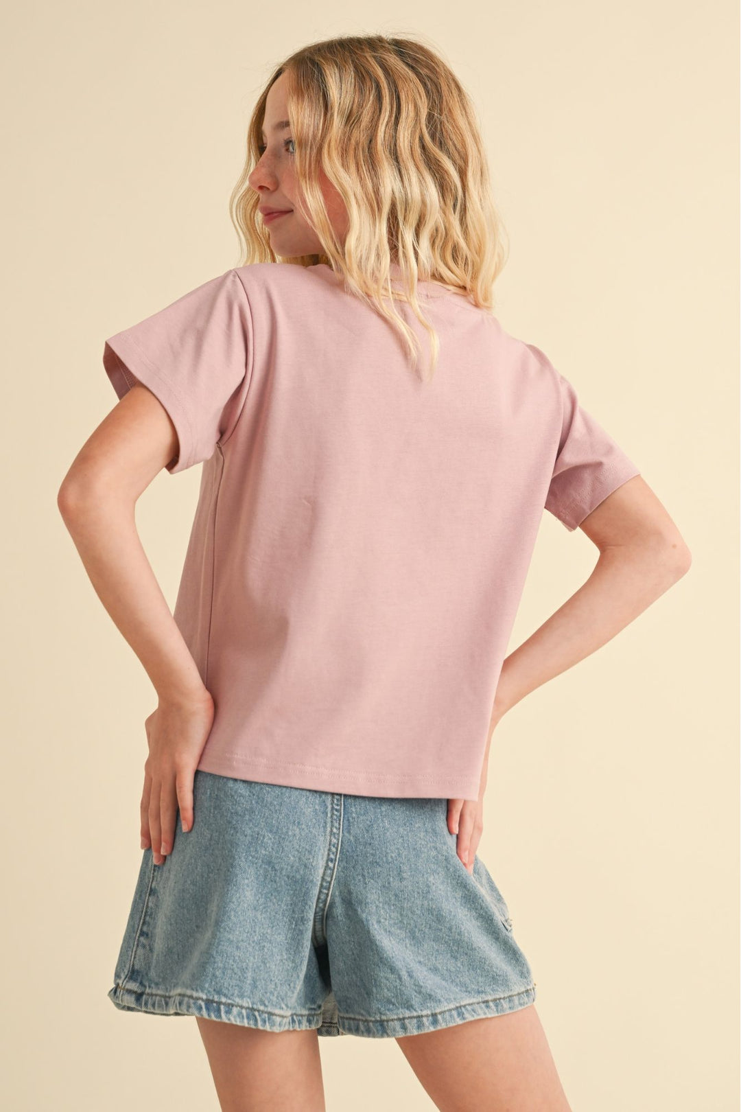 Tabby Girls Tween Boxy LA Top