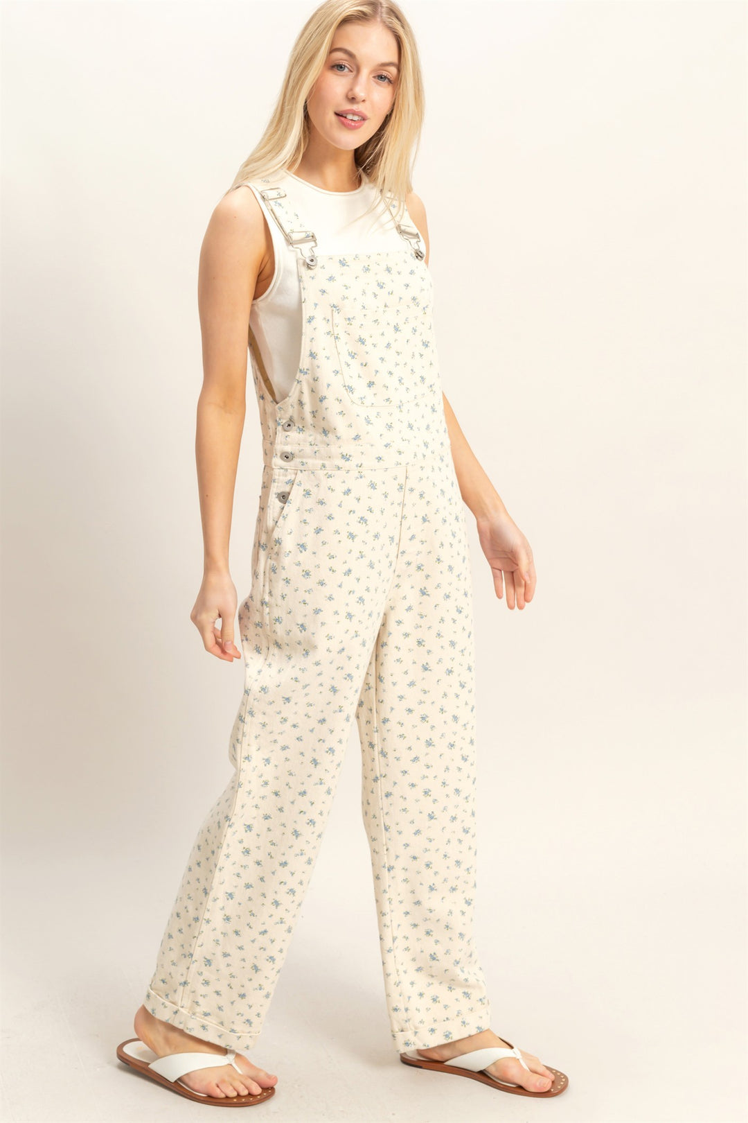 Tammy Floral Overalls