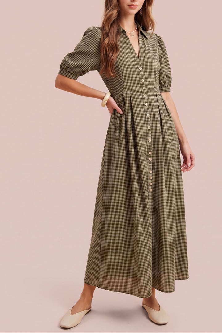 Teresa Button Down Maxi Dress