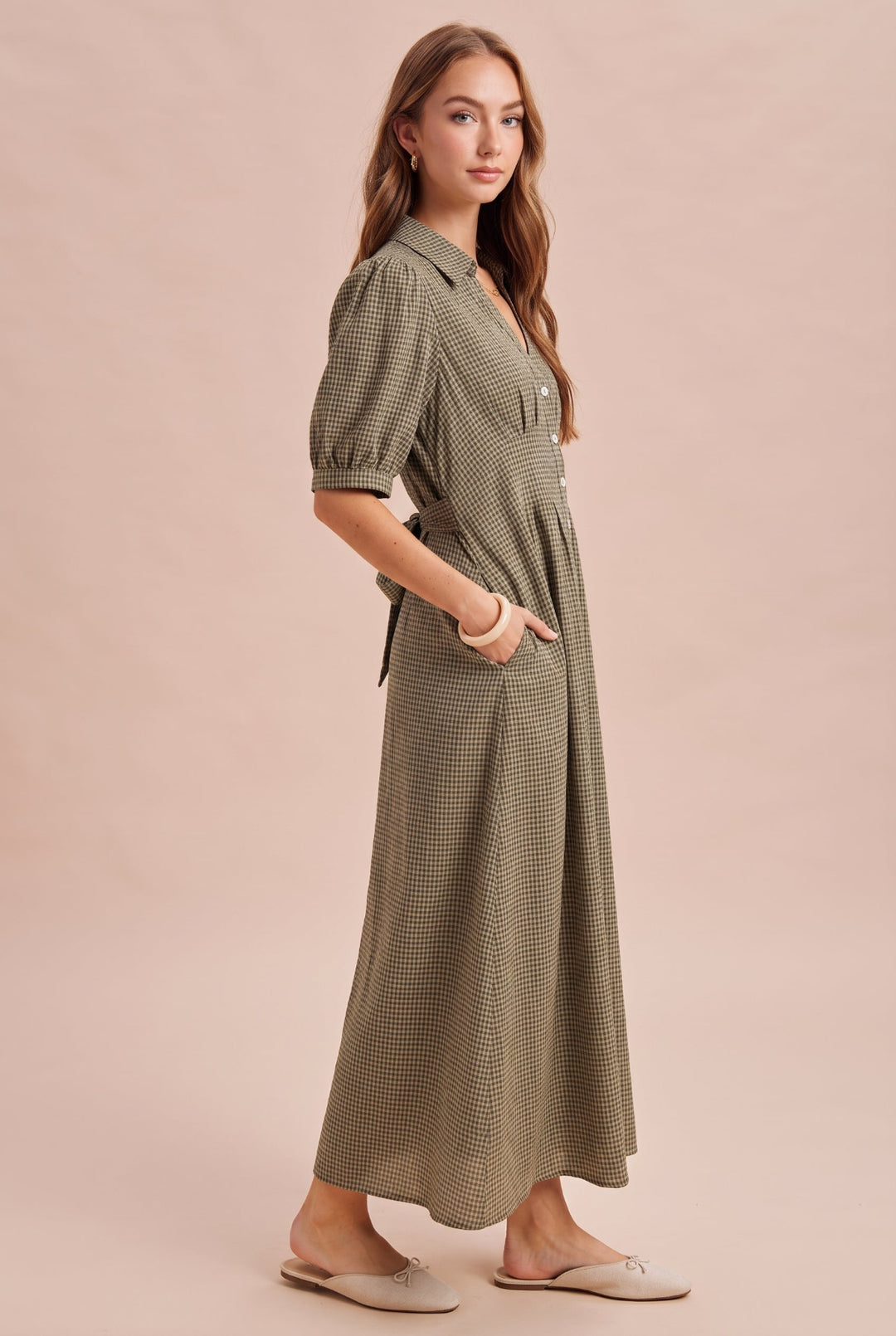 Teresa Button Down Maxi Dress