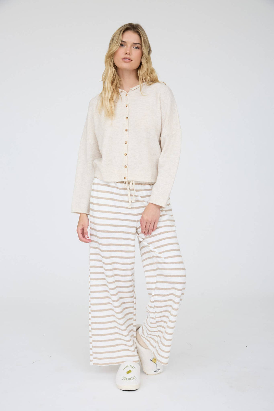 Gina Button Down Knit Cardigan