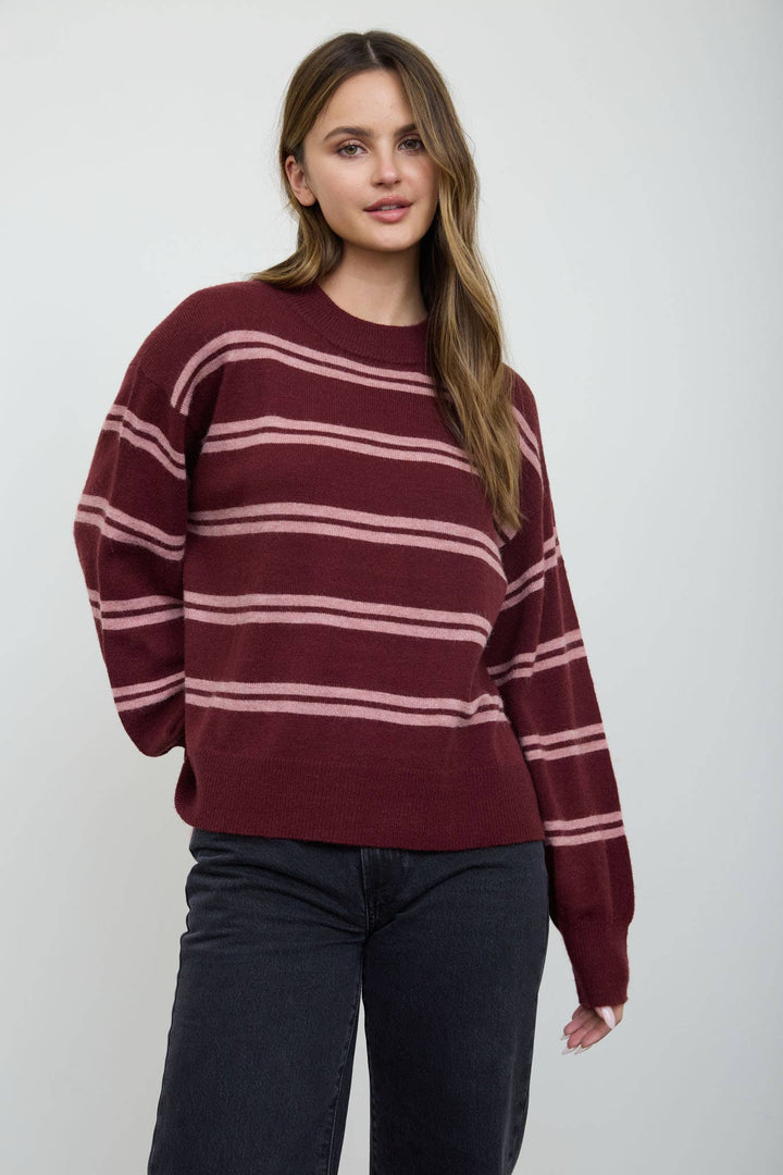 Piper Stripe Pullover Sweater