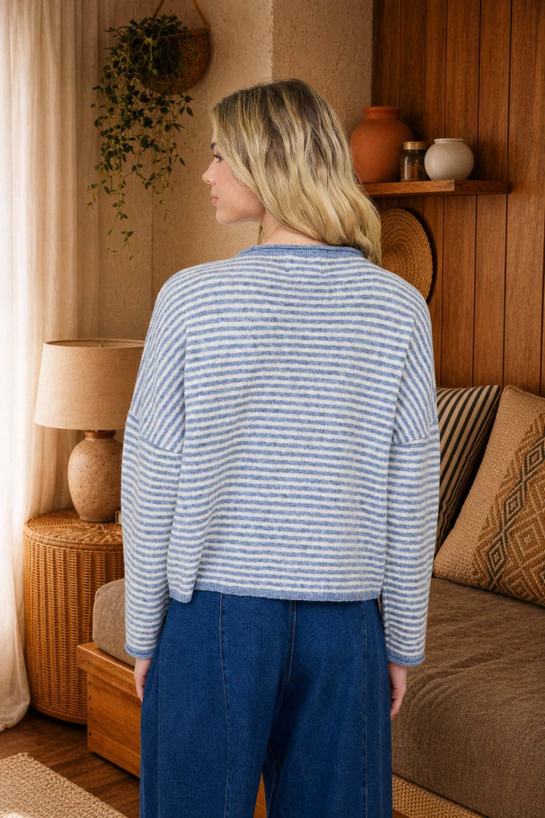 Mandy Stripe Knit Cardigan