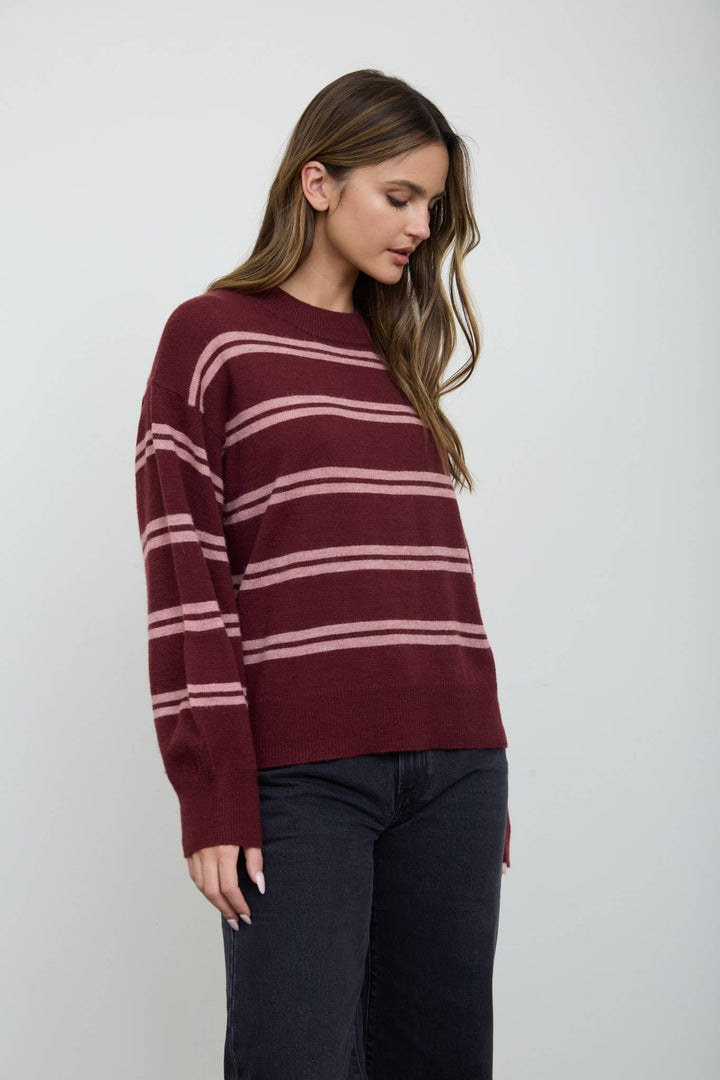 Piper Stripe Pullover Sweater